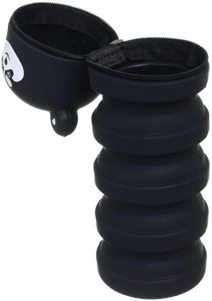 Пенал-тубус Пес 11х6,5/19х6,5 см чорний