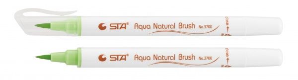 Маркер акварельний STA пензлик AQUA NATURAL BRUSH STA3700-41 зелений бутон 
