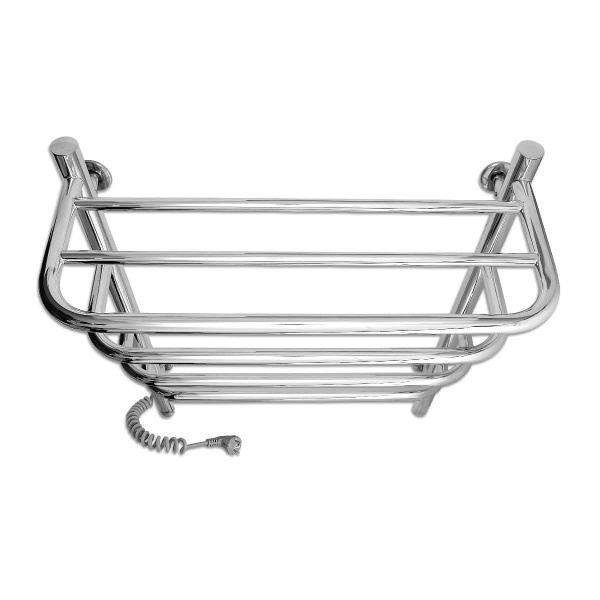 Полотенцесушитель электрический Evro-Termo Шарм П5 500х660 с полкой Э Л S4