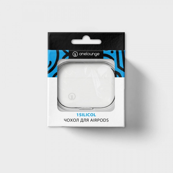 Чохол для навушників OneLounge 1Silicol для AirPods Pro transparent 14764 