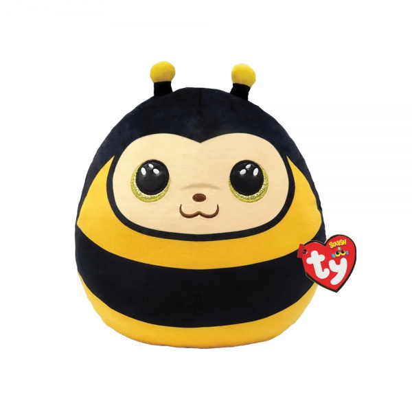 М'яка іграшка TY SQUISH-A-BOOS Бджола ZINGER 20 см жовто-чорний 39230