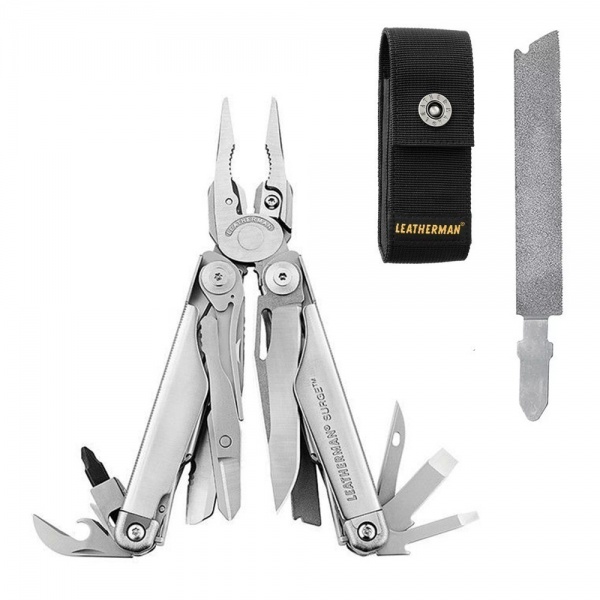 Мультитул Leatherman SURGE, Нейлоновый чехол, Картонная коробка, 21 инструмент 830165