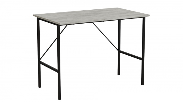 Стіл Line Лайт 1000x500x16 мм урбан лайт/чорний 