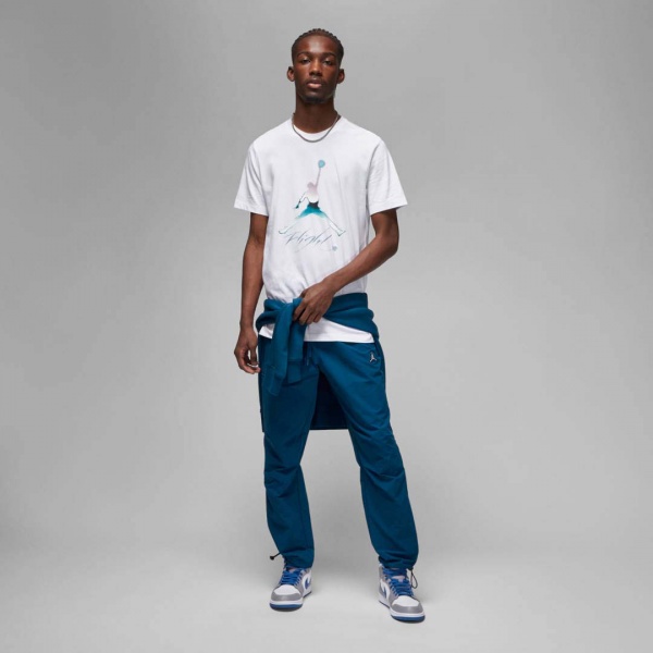 Світшот Nike M J BRAND GRAPHIC SS CREW DV8414-100 р. 2XL білий