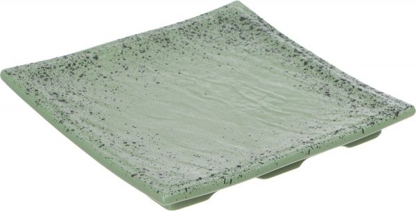 Блюдо сервірувальне Lavastone Green 21х21 см 