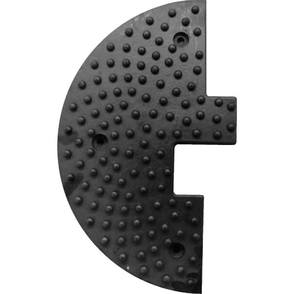 Обмежувач швидкості гумовий 250х500х50 мм (бокова частична)