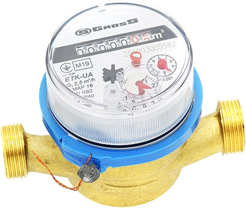 Счетчик холодной воды Gross ETK(W) 10/110 R 80H/40V