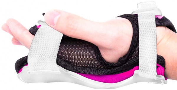 Комплект защиты Globber детский до 25кг черный с розовым