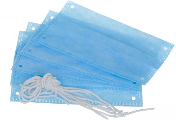 Маска захисна 4-х шарова 5 шт./уп.