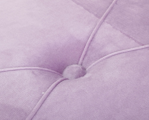 Сундук-пуф Велюр лавандовый 64х35х33 см 