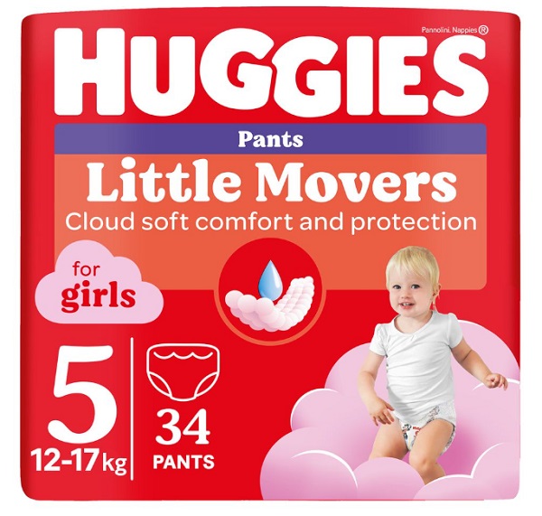 Підгузки-трусики Huggies Girl 5 12-17 кг 34 шт.