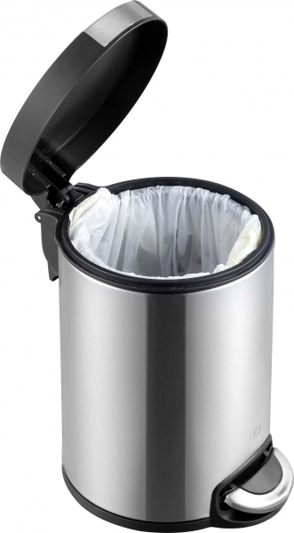 Ведро с педалью Eko ARTISTIC 5 л хром