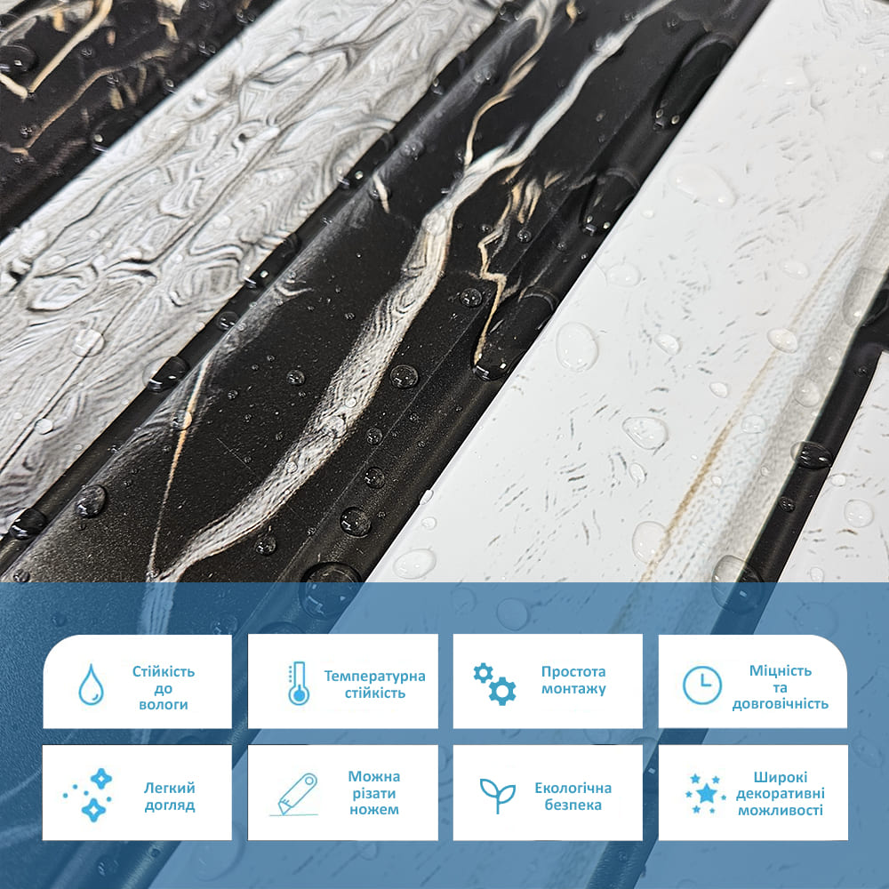 3D-панель с ПВХ Sticker Wall мрамор 960х480х4 мм (1776)