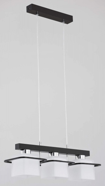 Люстра ALFA ANTON 20653 3x60 Вт E27 чорно-білий 