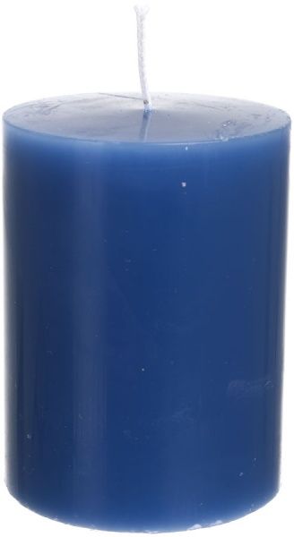 Свеча Цилиндр темно-синяя ESTE