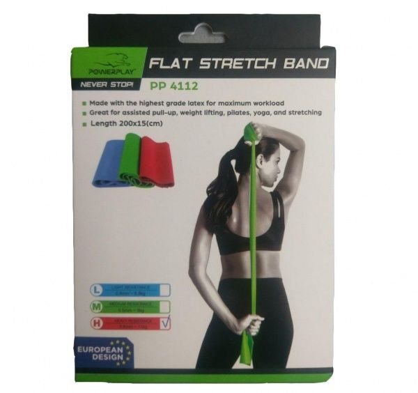 Стрічка-еспандер PowerPlay PP-4112 6,8 кг синій