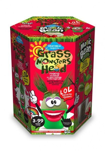 Ігровий набір Danko Toys GRASS MONSTERS HEAD укр. (8) в асортименті
