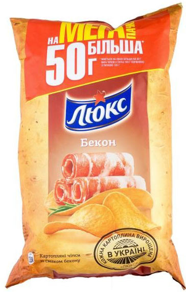 Чипсы Люкс Бекон 183 г