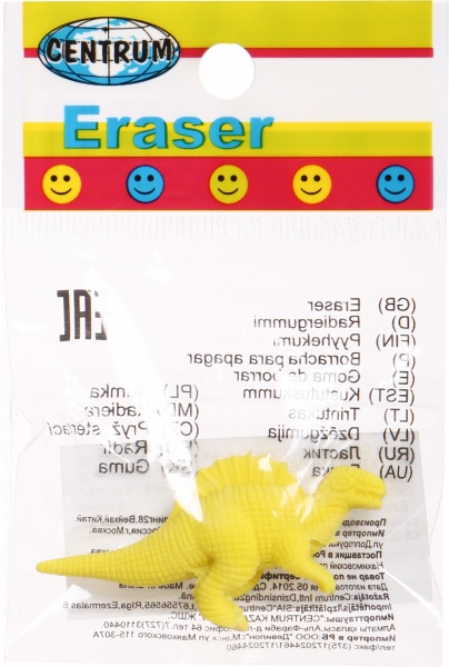 Ластик для карандашей Dino 83568 Centrum