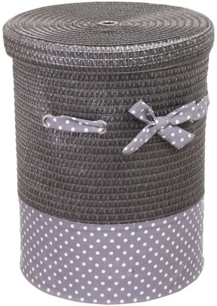 Кошик плетений з текстилем Tony Bridge Basket 42x40x53 см DSA16-6CD-1 