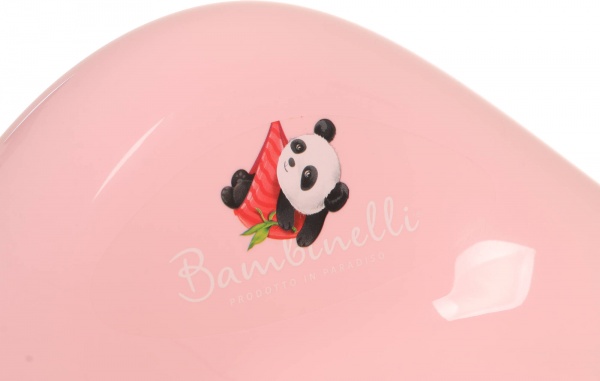 Накладка детская на унитаз Bambinelli с резинкой розовый 39x30x13.5 см