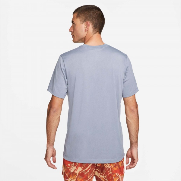 Футболка Nike DF TEE DB TRAIL DM5412-493 р.S серо-синий