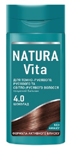 Бальзам оттеночный Natura Vita Шоколад 4.0 150 мл