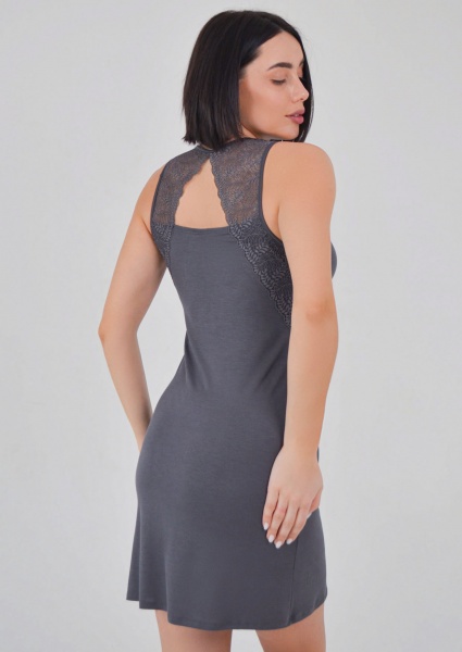 Нічна сорочка Roksana Graphite №624/60460 р.L графіт