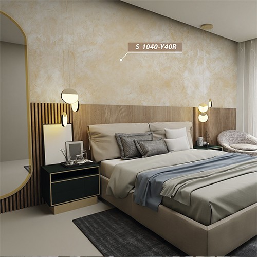 Декоративна штукатурка моделювальна Feidal Lava шовковисто-матова 2,5 л перламутровий