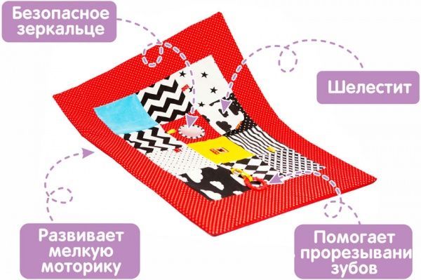 Игровой коврик Macик с прорезывателем B&W МС 040501-01