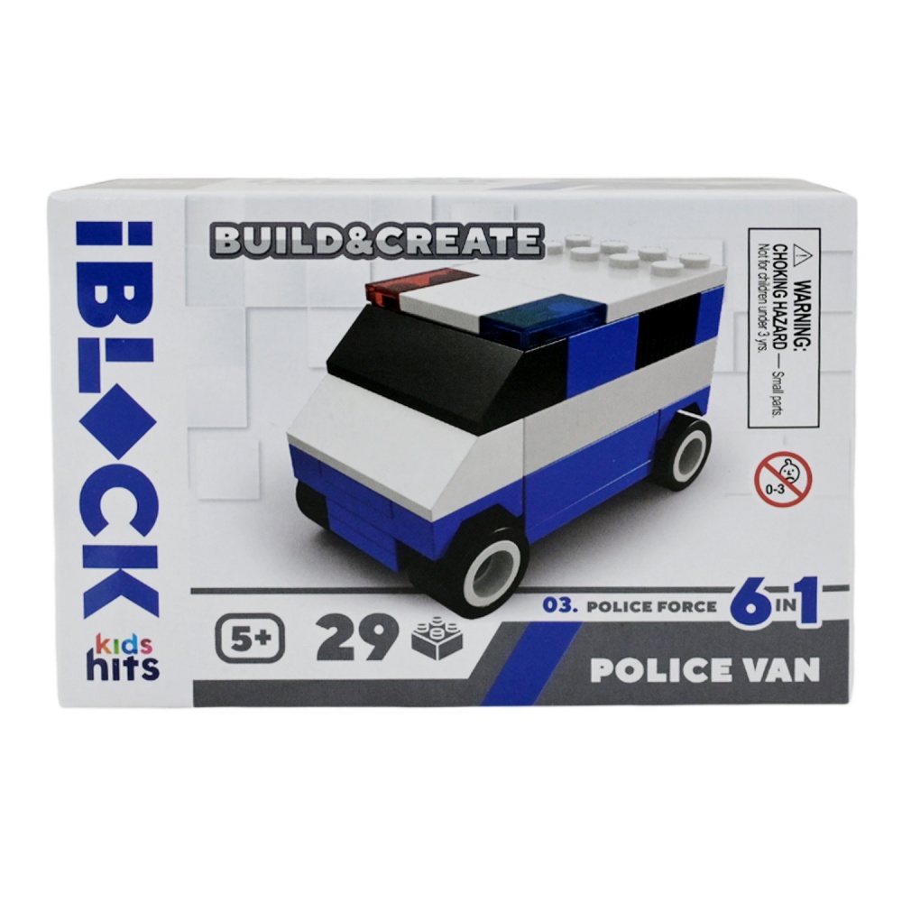 Конструктор Iblock Kids hits JUNIOR Полиция (в ассортименте) KH51/005