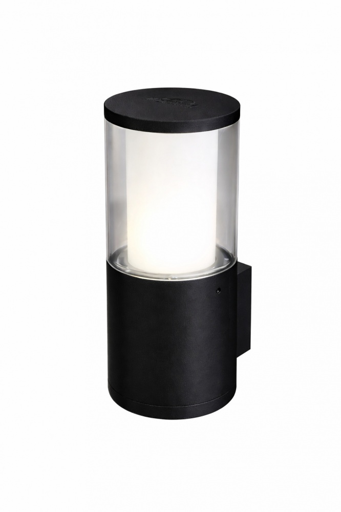 Світильник вуличний настінний FUMAGALLI Carlo Wall Nero Trasp GU10 4,8 Вт IP55 чорний