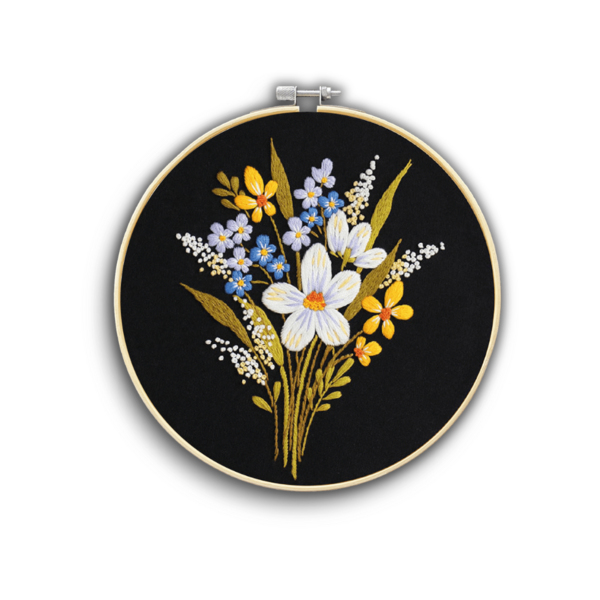 Набор для вышивания гладью Ночной букет