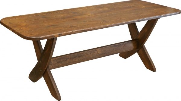 Стол DrevoLine Весна плюс сосна 80x200 см палисандр 