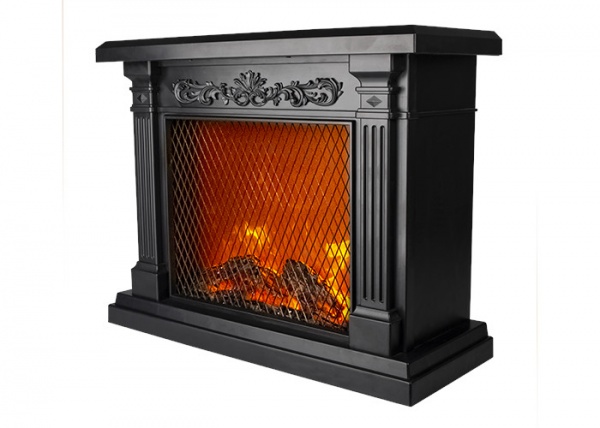 Настільна лампа декоративна ФАZА Камін FL-L42USB чорний 5034457 