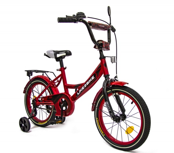 Велосипед детский Like2bike 16'' Sky красный 211615 