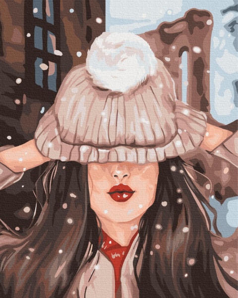 Картина по номерам Первый снег 40x50 см Brushme 