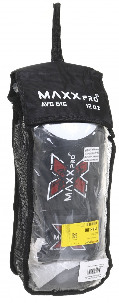 Боксерські рукавиці MaxxPro AVG-616 Black vynil-12 р. 12 12 ozoz Black vynil-12 чорний