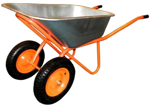 Тачка двухколесная Vitals 100/250-2 оранжевая