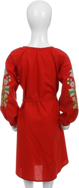 Платье Эдельвика 122 красный 91-19/00 