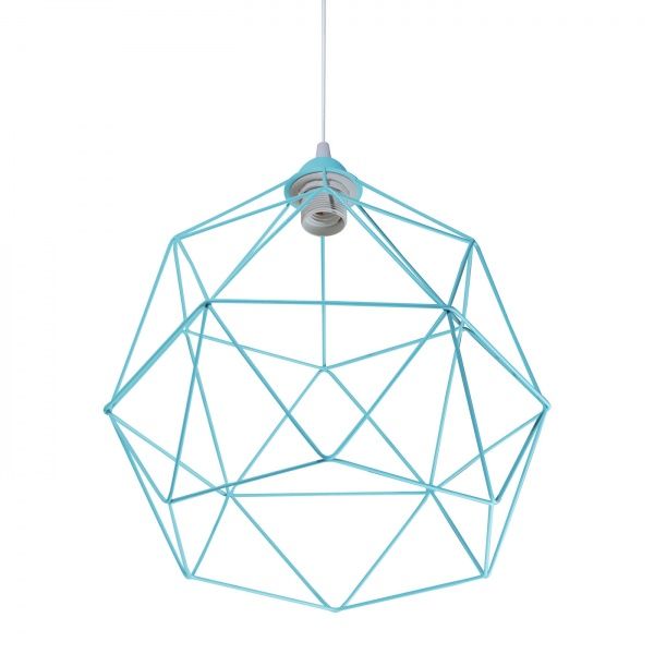 Підвіс Светкомплект Loft 3335 1x40 Вт E27 блакитний 