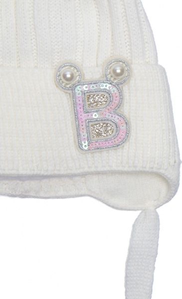 Шапочка дитяча для дівчинки Luna Kids р.40 бежевий 2187 