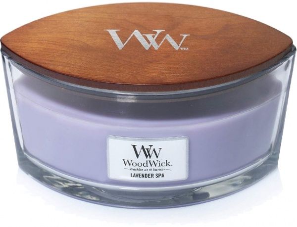 Свеча ароматическая Woodwick Medium Lavender Spa 275г 