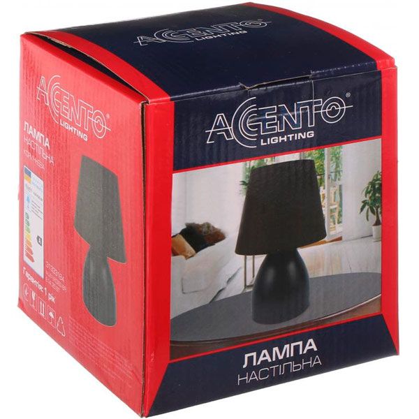Лампа настільна Accento Lighting ALW-VK063-BR коричнева
