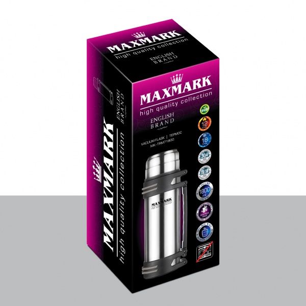 Термос Classic 1,8 л срібний MK-TRM71800 Maxmark