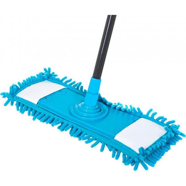 Швабра плоская для пола Fiora® с резиновой основой 35 см 