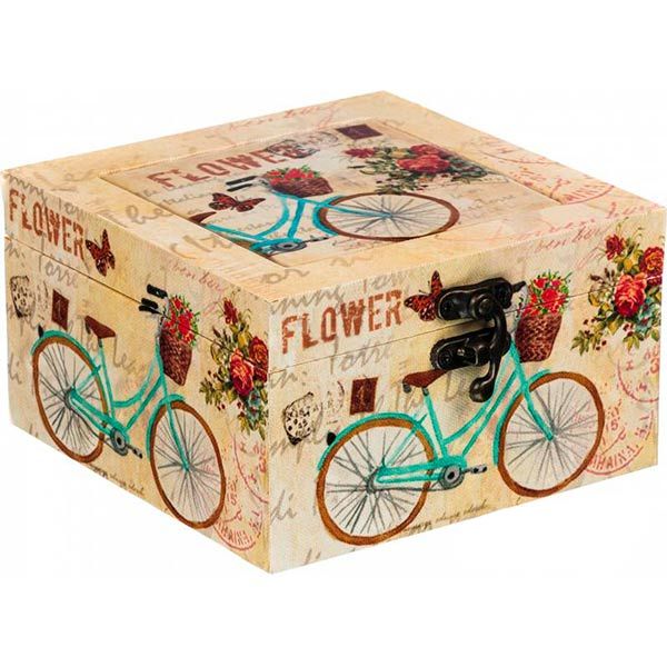 Сундук для украшений Bike 14.2x15x8.2 см