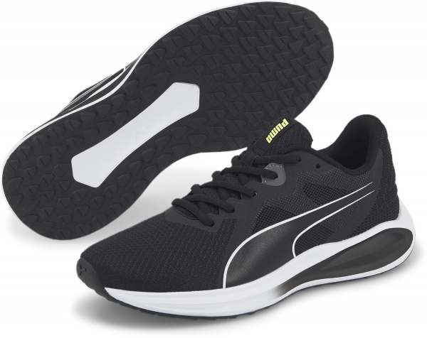 Кроссовки Puma Twitch Runner Jr 38453701 р.UK 6 черный
