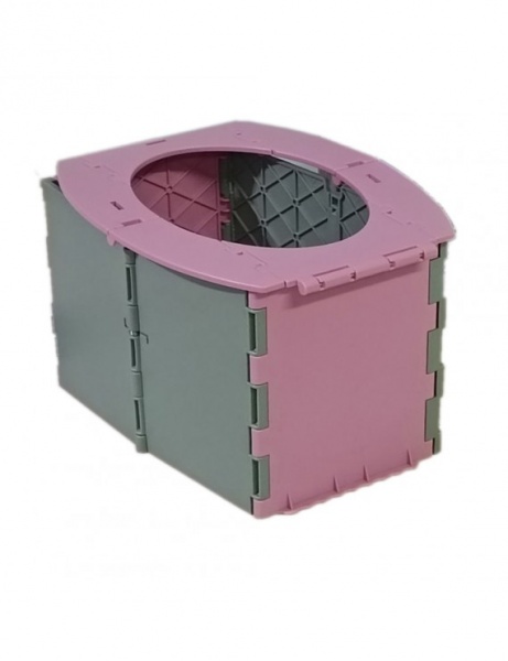 Горшок детский Babyhood розово-зеленый BH-135PG