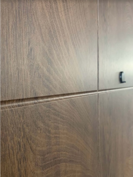 Дверь входная Министерство дверей Оптима 257 спил дерева коньячный 2050х860 мм левая